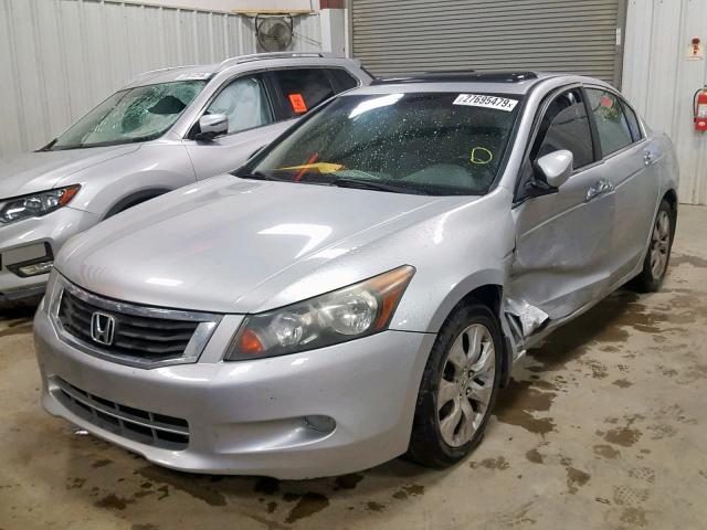 1HGCP36869A019894 - 2009 HONDA ACCORD EXL SILVER photo 2