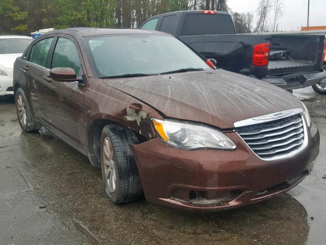 1C3CCBBB9DN609373 - 2013 CHRYSLER 200 TOURIN MAROON photo 1