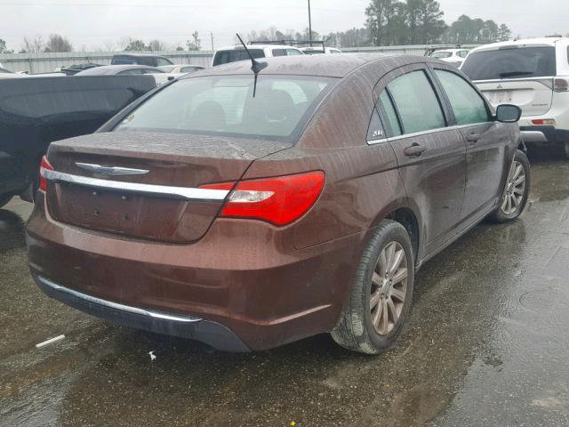 1C3CCBBB9DN609373 - 2013 CHRYSLER 200 TOURIN MAROON photo 4