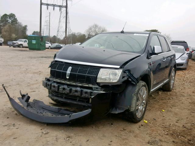 2LMDU88C58BJ23211 - 2008 LINCOLN MKX BLACK photo 2