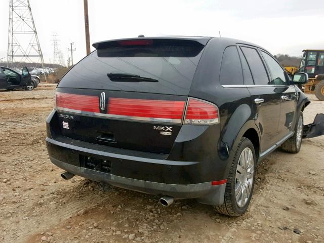 2LMDU88C58BJ23211 - 2008 LINCOLN MKX BLACK photo 4