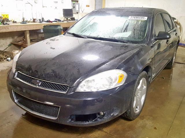 2G1WD58C081355771 - 2008 CHEVROLET IMPALA SUP 黑色 照片 2