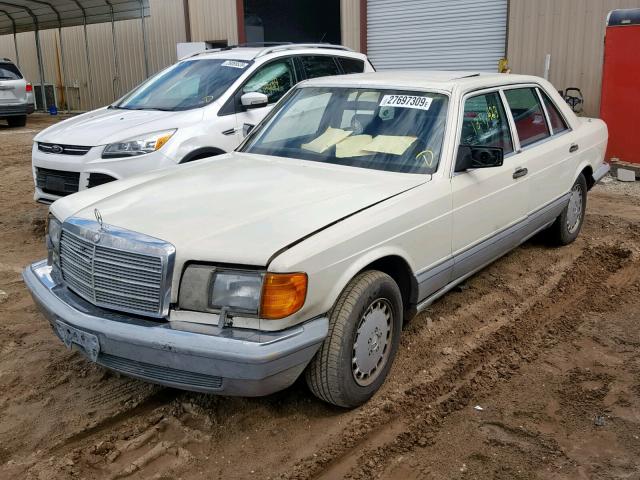 WDBCA35D1JA397011 - 1988 MERCEDES-BENZ 420 SEL WHITE photo 2