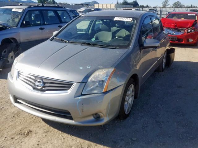 3N1AB6AP7BL728095 - 2011 NISSAN SENTRA 2.0 SILVER photo 2