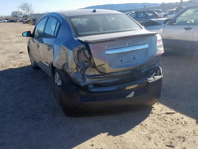 3N1AB6AP7BL728095 - 2011 NISSAN SENTRA 2.0 SILVER photo 3