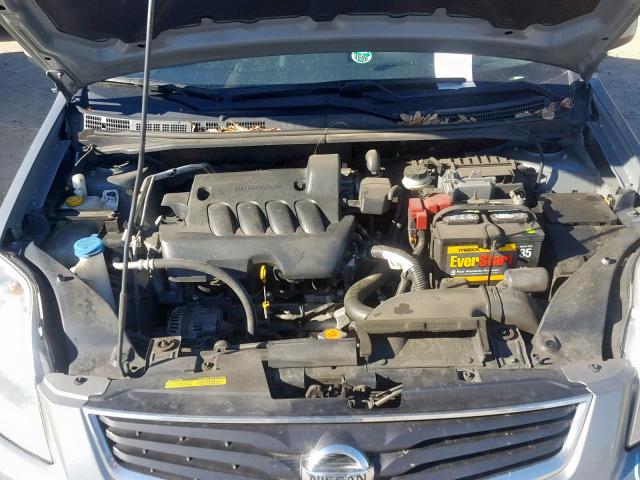 3N1AB6AP7BL728095 - 2011 NISSAN SENTRA 2.0 SILVER photo 7