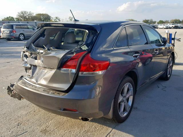 4T3ZK3BB4BU044275 - 2011 TOYOTA VENZA BASE GRAY photo 4