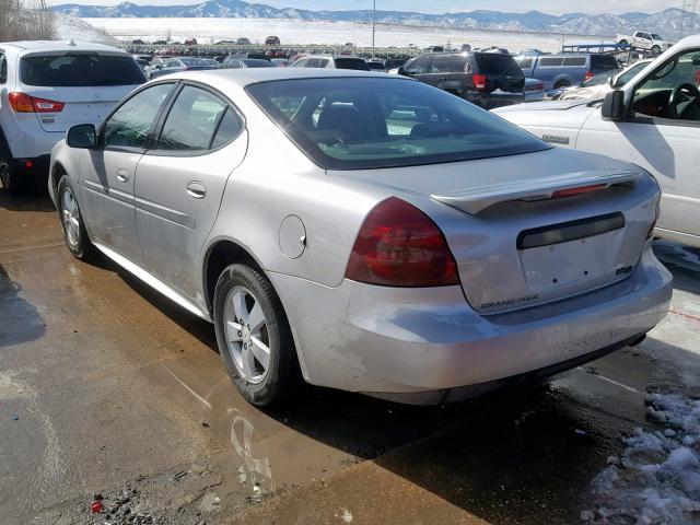 2G2WP552971140841 - 2007 PONTIAC GRAND PRIX SILVER photo 3