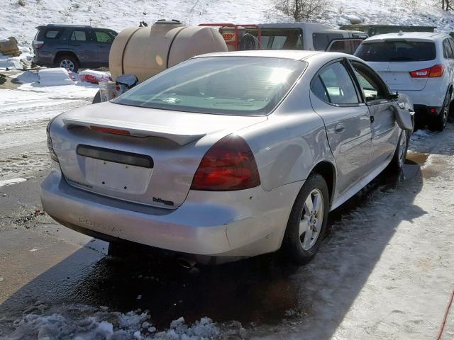 2G2WP552971140841 - 2007 PONTIAC GRAND PRIX SILVER photo 4