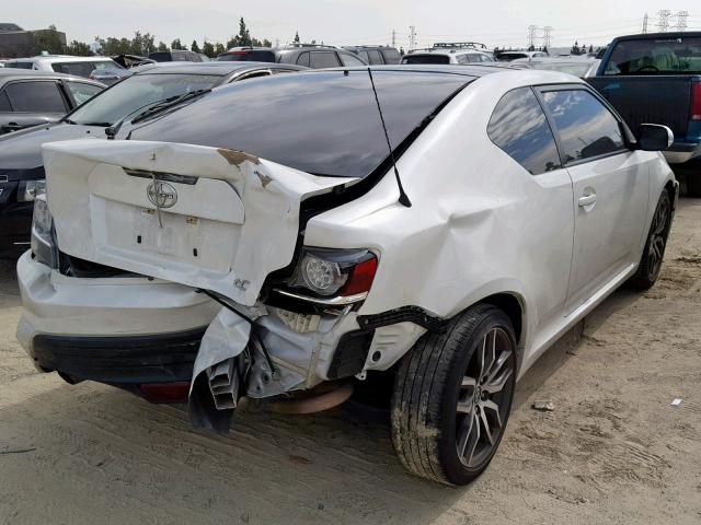JTKJF5C77GJ024835 - 2016 TOYOTA SCION TC WHITE photo 4