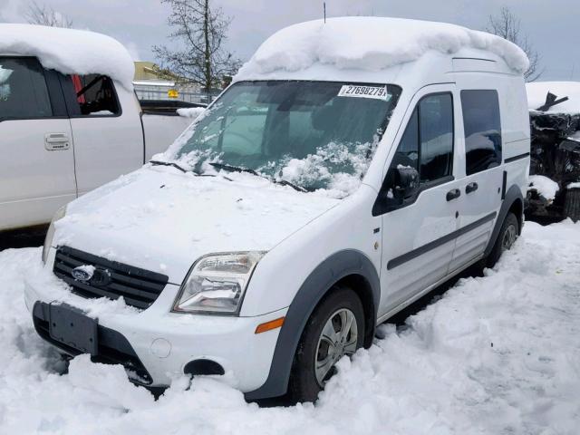 NM0LS6BN5BT057375 - 2011 FORD TRANSIT CO WHITE photo 2