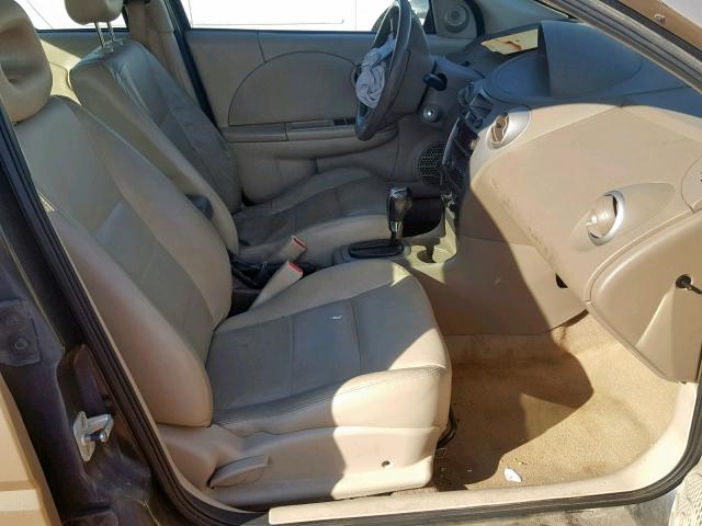 1G8AL58BX6Z135435 - 2006 SATURN ION LEVEL GOLD photo 5