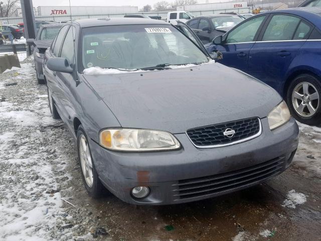 3N1BB51D6YL100736 - 2000 NISSAN SENTRA SE GRAY photo 1