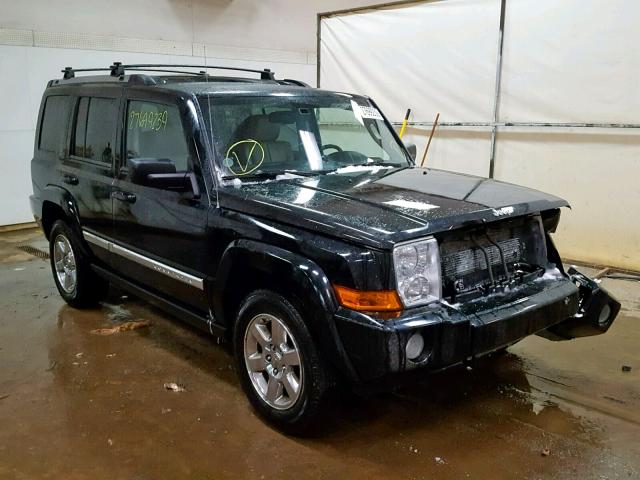 1J8HG58P77C598991 - 2007 JEEP COMMANDER BLACK photo 1