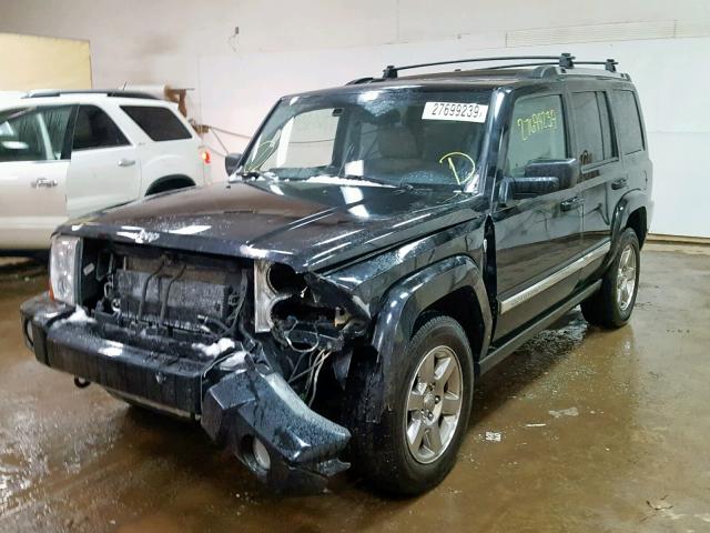 1J8HG58P77C598991 - 2007 JEEP COMMANDER BLACK photo 2
