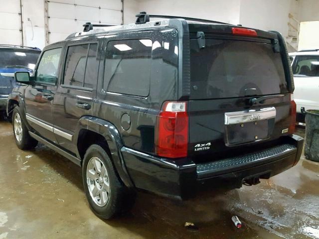 1J8HG58P77C598991 - 2007 JEEP COMMANDER BLACK photo 3