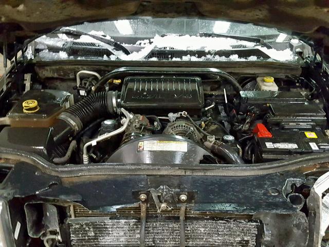 1J8HG58P77C598991 - 2007 JEEP COMMANDER BLACK photo 7