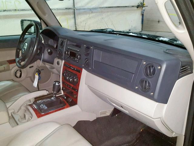 1J8HG58P77C598991 - 2007 JEEP COMMANDER BLACK photo 9