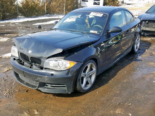 WBAUC73528VF23916 - 2008 BMW 135 I BLACK photo 2