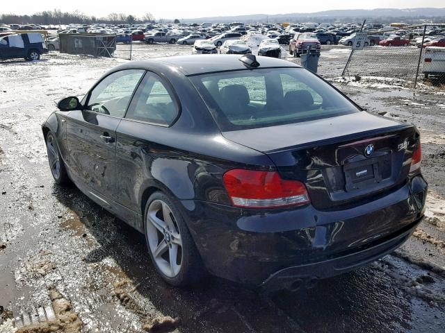 WBAUC73528VF23916 - 2008 BMW 135 I BLACK photo 3