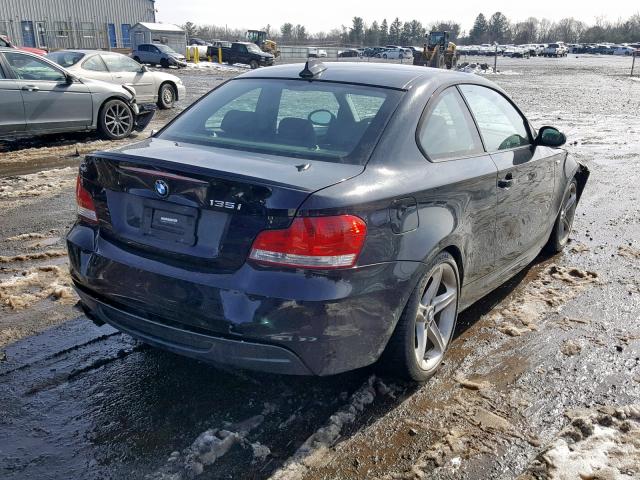 WBAUC73528VF23916 - 2008 BMW 135 I BLACK photo 4