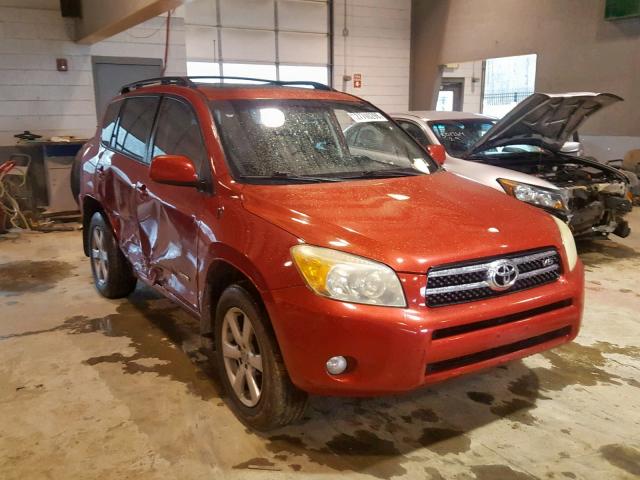 JTMBK31V676013566 - 2007 TOYOTA RAV4 LIMIT RED photo 1