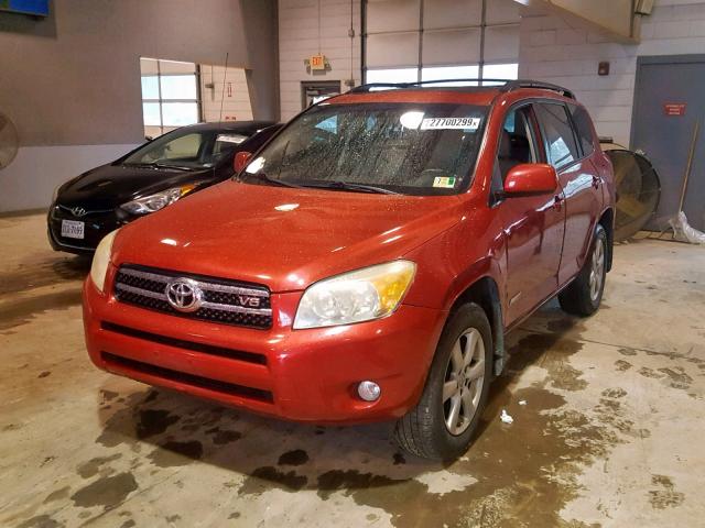 JTMBK31V676013566 - 2007 TOYOTA RAV4 LIMIT RED photo 2