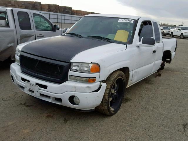 1GTEC19Z77Z106343 - 2007 GMC NEW SIERRA WHITE photo 2