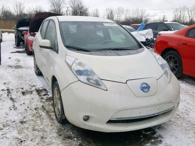 JN1AZ0CP3CT021952 - 2012 NISSAN LEAF SV WHITE photo 1