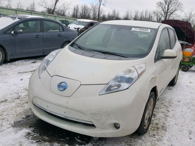 JN1AZ0CP3CT021952 - 2012 NISSAN LEAF SV WHITE photo 2