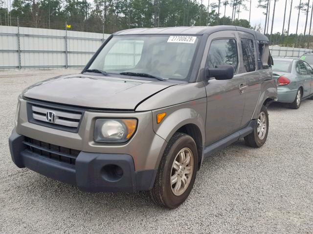 5J6YH18728L011735 - 2008 HONDA ELEMENT EX GRAY photo 2