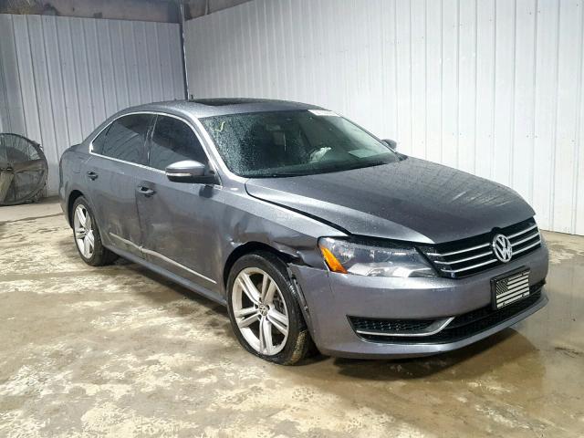 1VWBT7A33EC078518 - 2014 VOLKSWAGEN PASSAT SE GRAY photo 1