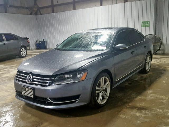 1VWBT7A33EC078518 - 2014 VOLKSWAGEN PASSAT SE GRAY photo 2