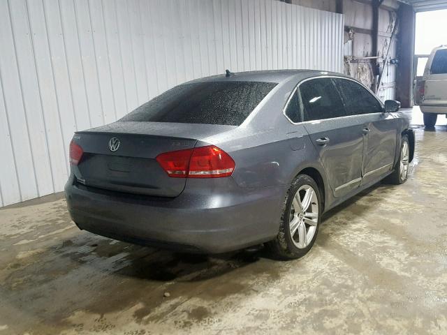 1VWBT7A33EC078518 - 2014 VOLKSWAGEN PASSAT SE GRAY photo 4