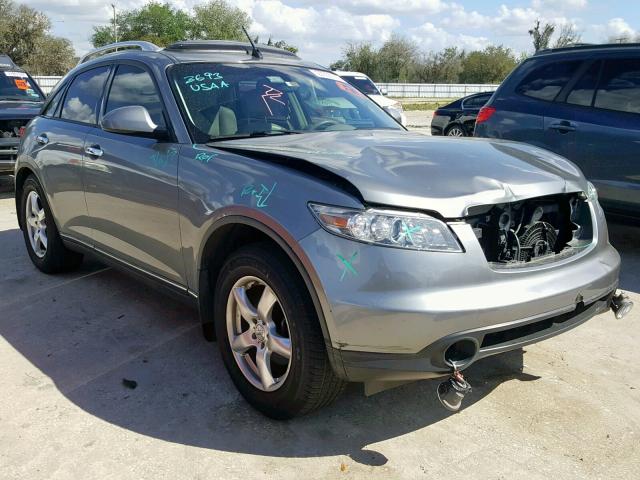 JNRBS08W04X402609 - 2004 INFINITI FX45 GRAY photo 1