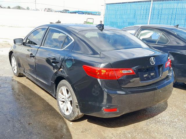 19VDE1F34DE005475 - 2013 ACURA ILX 20 BLACK photo 3