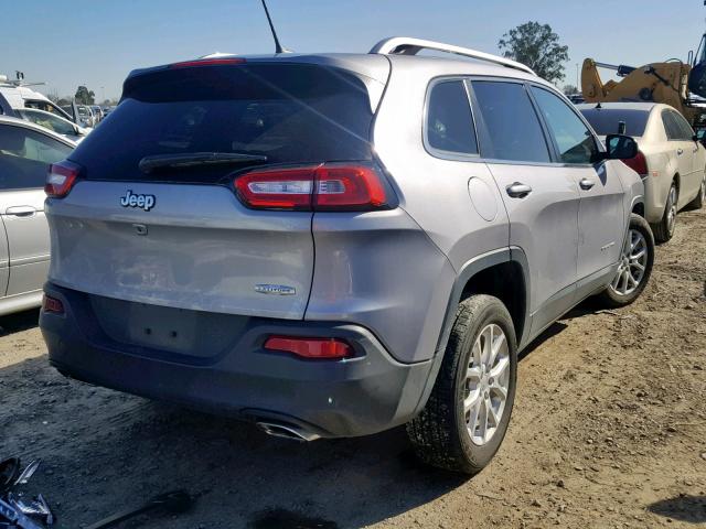 1C4PJLCX7JD576779 - 2018 JEEP CHEROKEE L SILVER photo 4