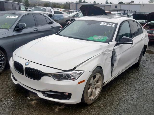 WBA3C1C57EK111977 - 2014 BMW 328 I SULE WHITE photo 2