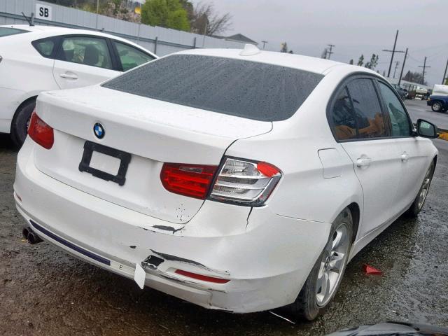 WBA3C1C57EK111977 - 2014 BMW 328 I SULE WHITE photo 4