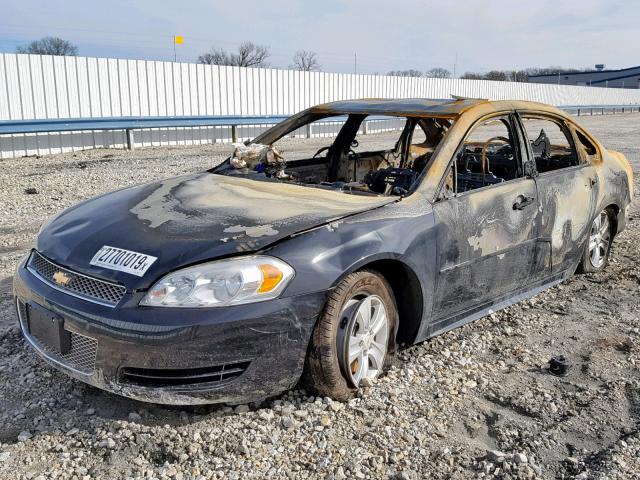 2G1WA5E38E1128434 - 2014 CHEVROLET IMPALA LIM BLACK photo 2