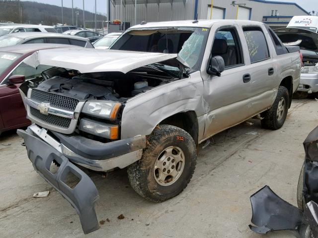 3GNEK12T24G202067 - 2004 CHEVROLET AVALANCHE SILVER photo 2