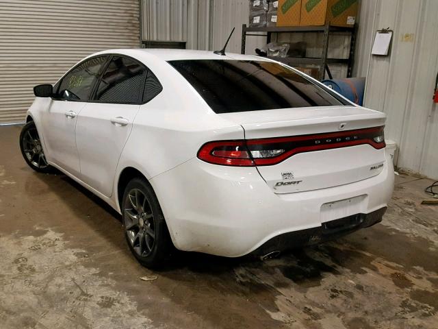 1C3CDFBA4DD299179 - 2013 DODGE DART SXT WHITE photo 3