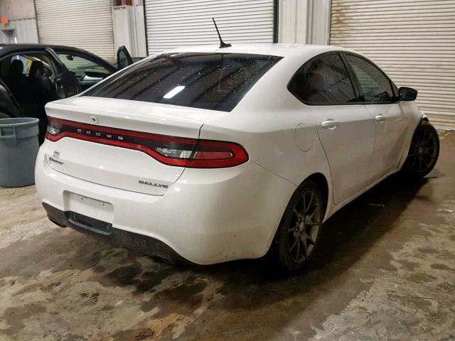 1C3CDFBA4DD299179 - 2013 DODGE DART SXT WHITE photo 4