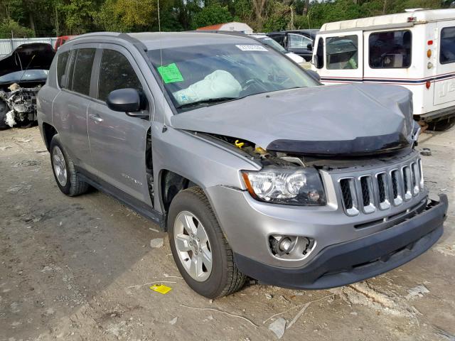 1C4NJCBA3FD284882 - 2015 JEEP COMPASS SP GRAY photo 1