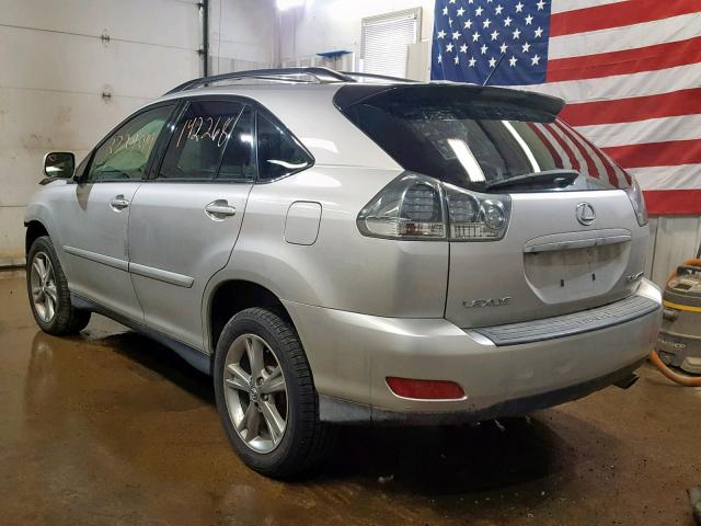 JTJHW31UX60007239 - 2006 LEXUS RX 400 SILVER photo 3