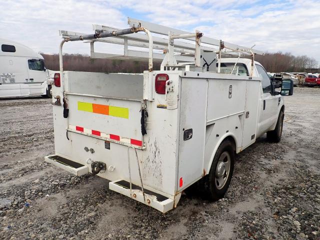 1FDWF30518EC54543 - 2008 FORD F350 SRW S WHITE photo 4