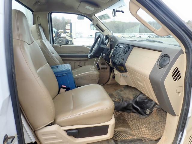 1FDWF30518EC54543 - 2008 FORD F350 SRW S WHITE photo 5