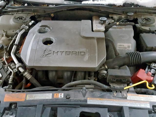 3FADP0L30CR270861 - 2012 FORD FUSION HYB BROWN photo 7