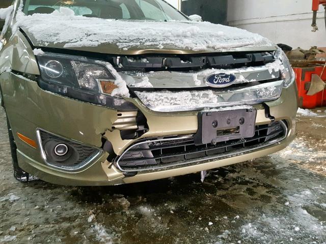 3FADP0L30CR270861 - 2012 FORD FUSION HYB BROWN photo 9