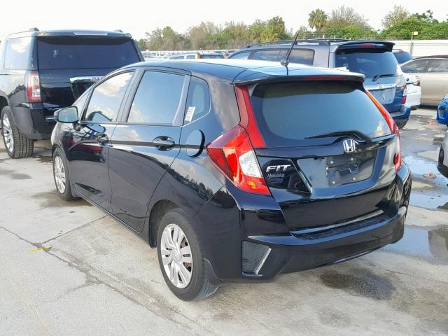 3HGGK5H56FM717659 - 2015 HONDA FIT LX BLACK photo 3